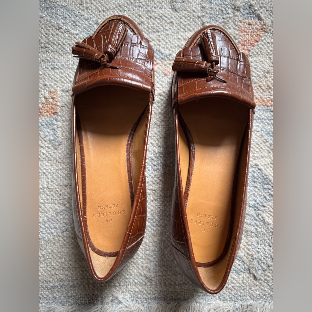Sézane Croc Loafers